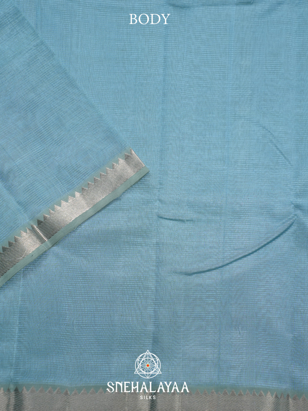 Blue Mangalagiri Silk Cotton Saree