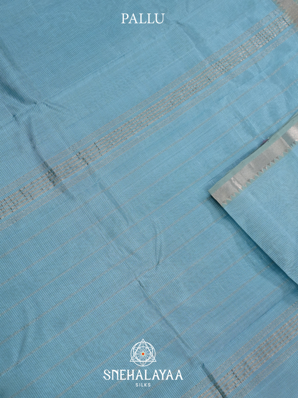 Blue Mangalagiri Silk Cotton Saree