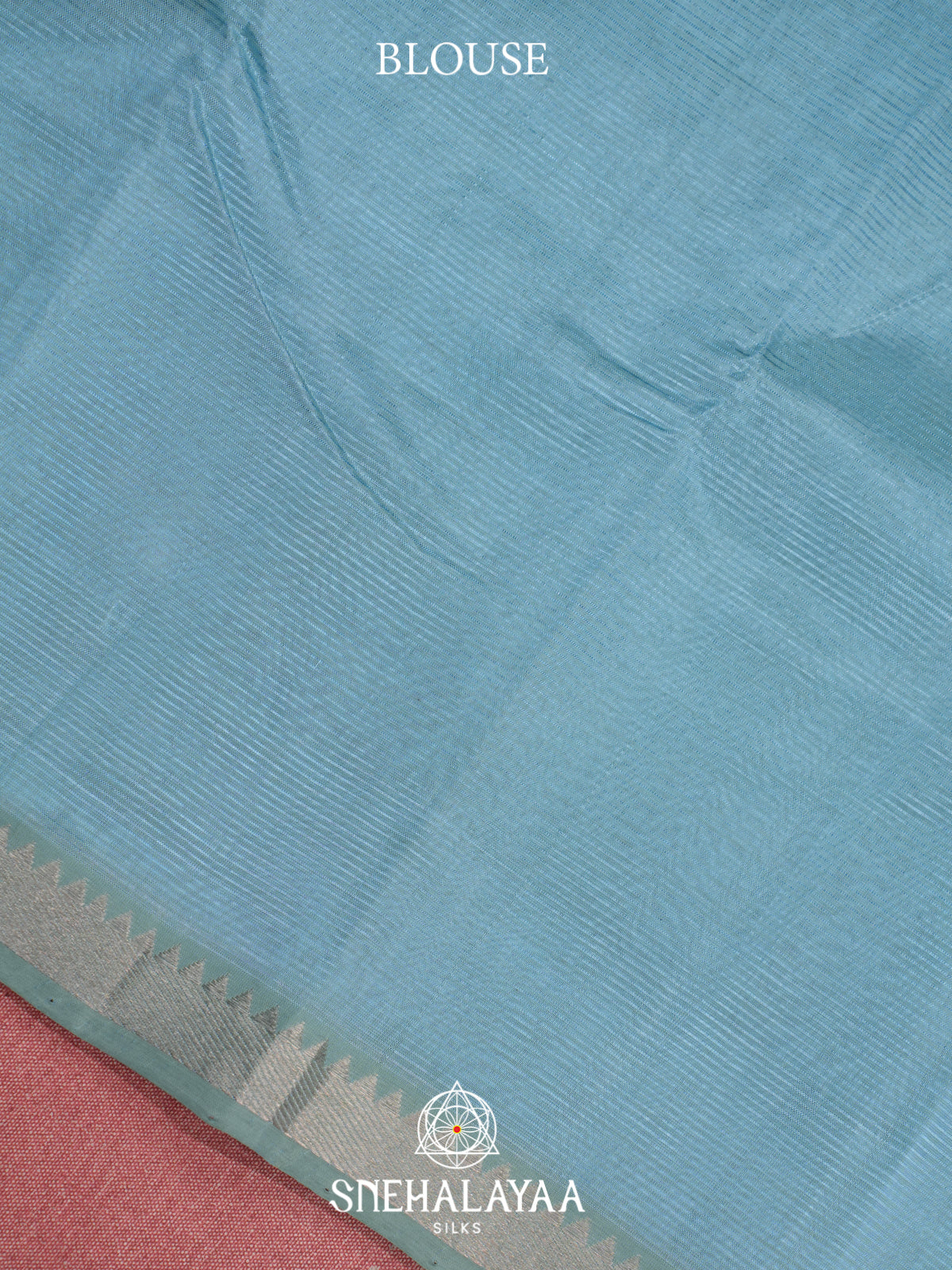 Blue Mangalagiri Silk Cotton Saree