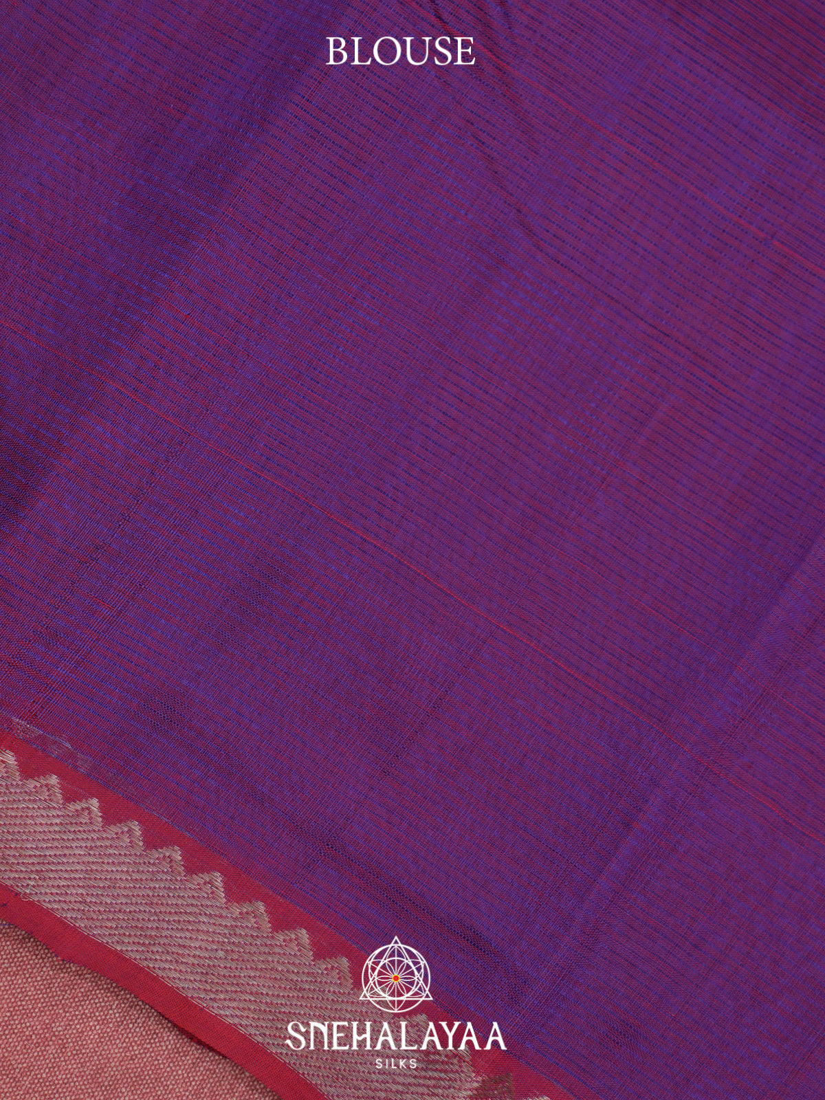 Purple Mangalagiri Silk Cotton Saree