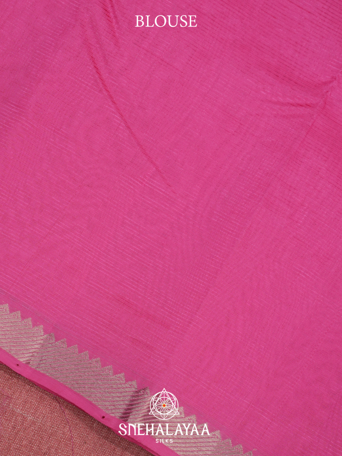 Pink Mangalagiri Silk Cotton Saree