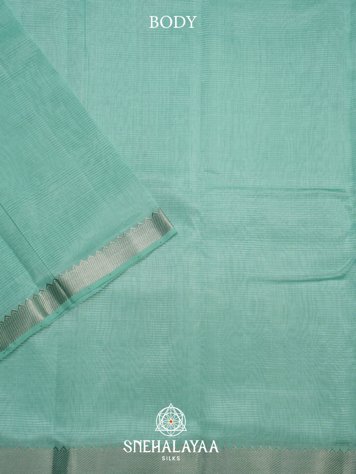 Sea Green Mangalagiri Silk Cotton Saree