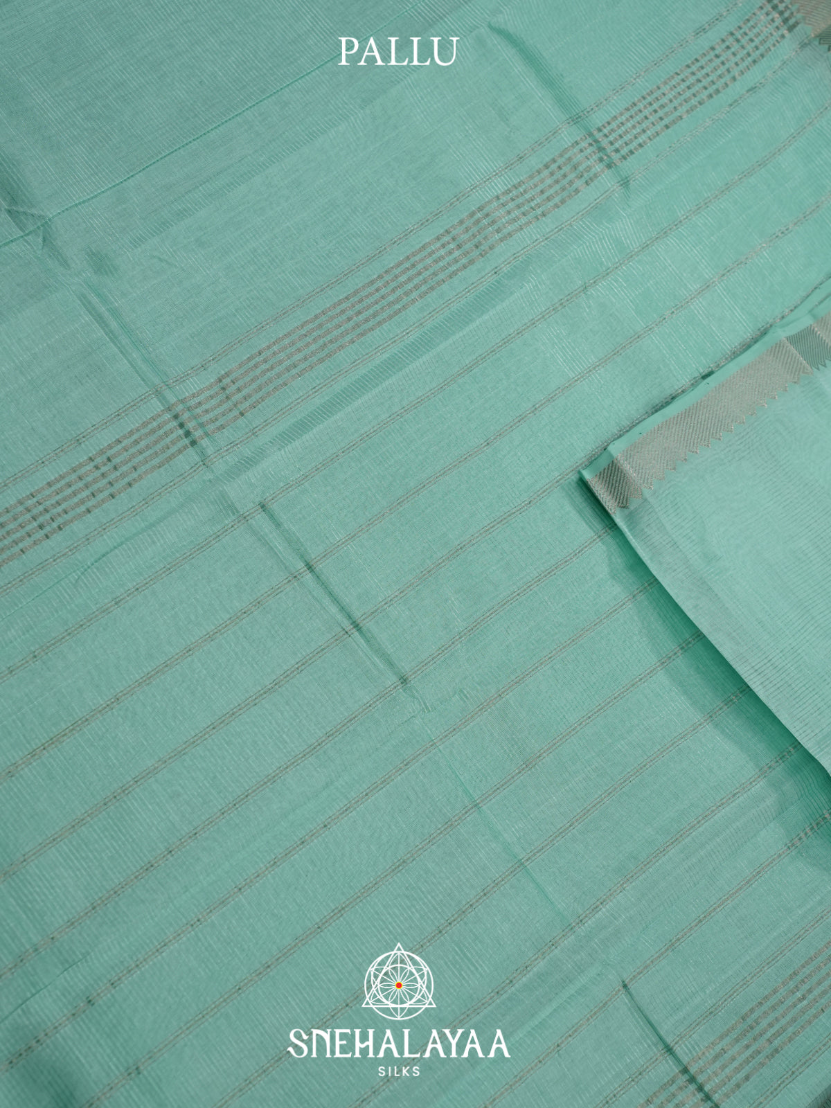 Sea Green Mangalagiri Silk Cotton Saree