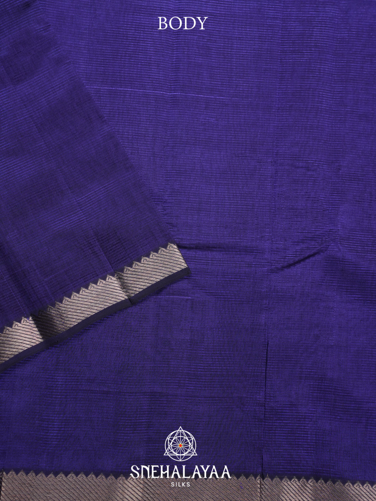 Royal Blue Mangalagiri Silk Cotton Saree