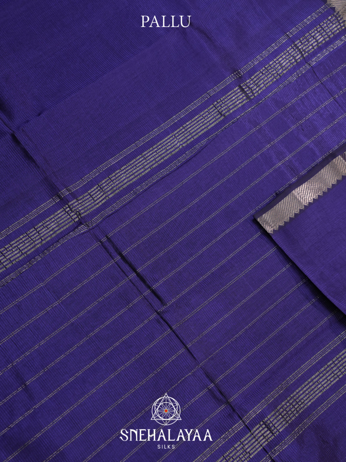 Royal Blue Mangalagiri Silk Cotton Saree