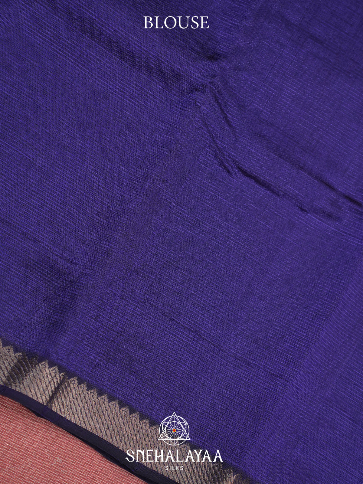 Royal Blue Mangalagiri Silk Cotton Saree