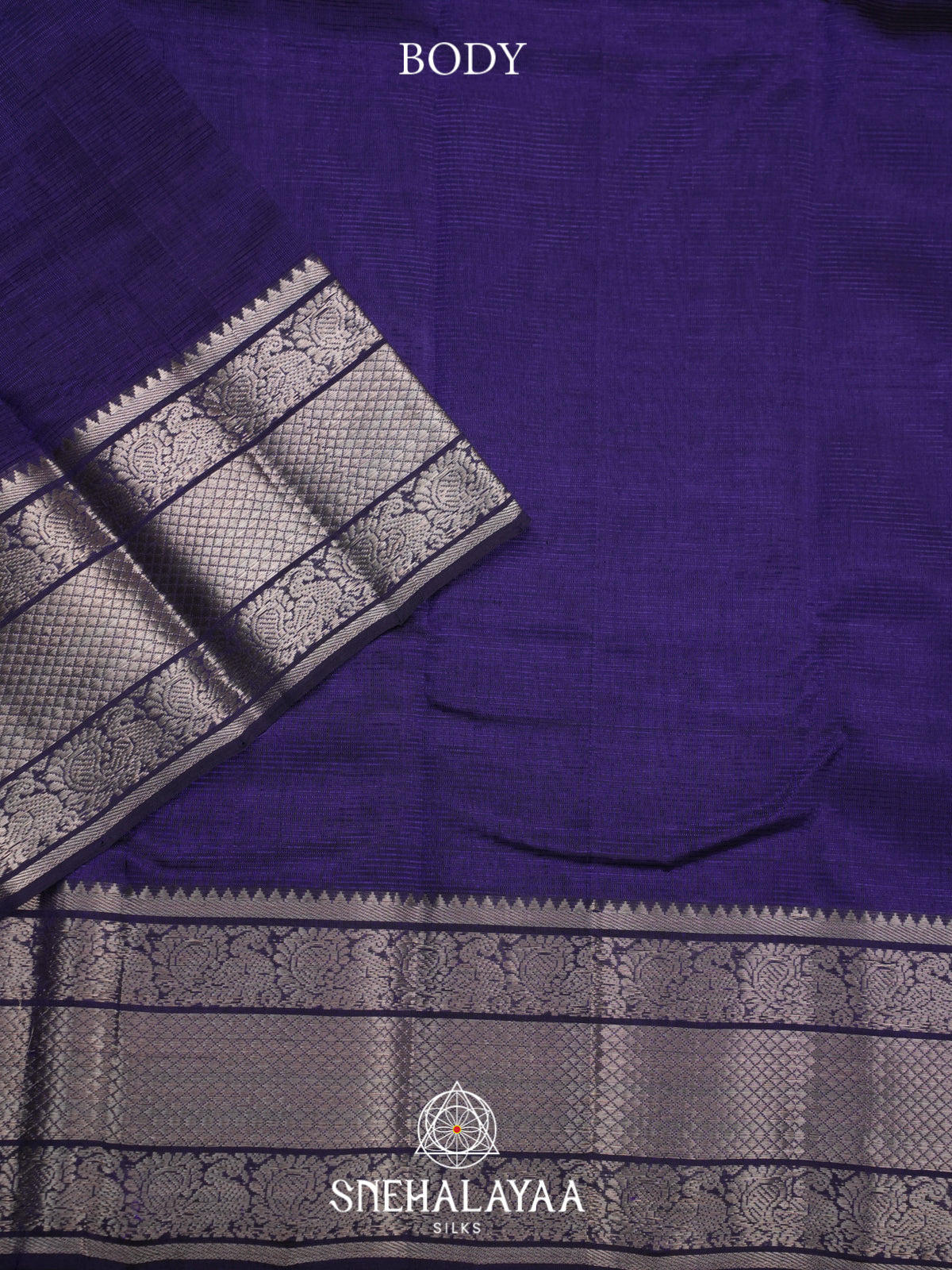 Blue Mangalagiri Silk Cotton Saree
