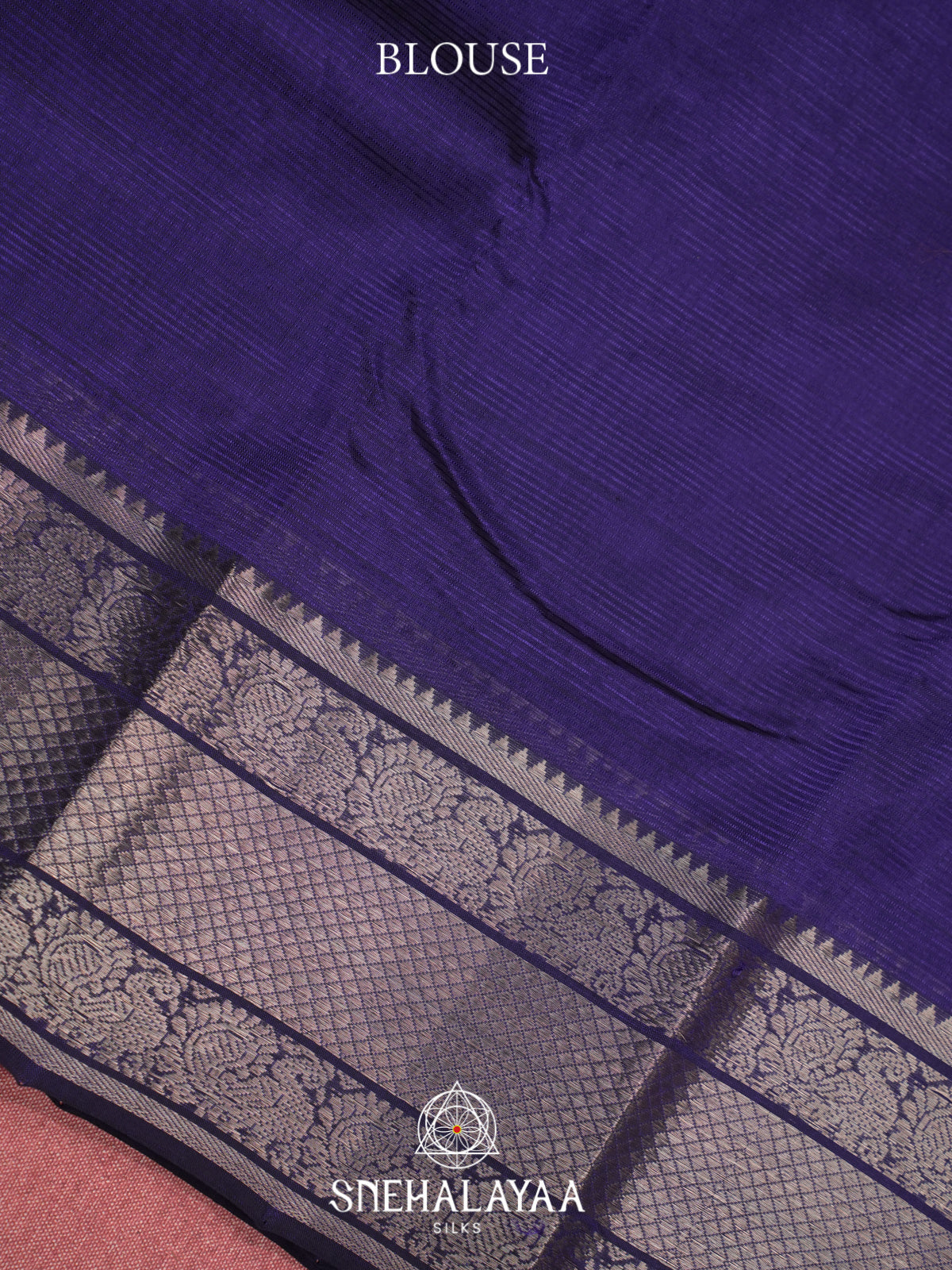 Blue Mangalagiri Silk Cotton Saree