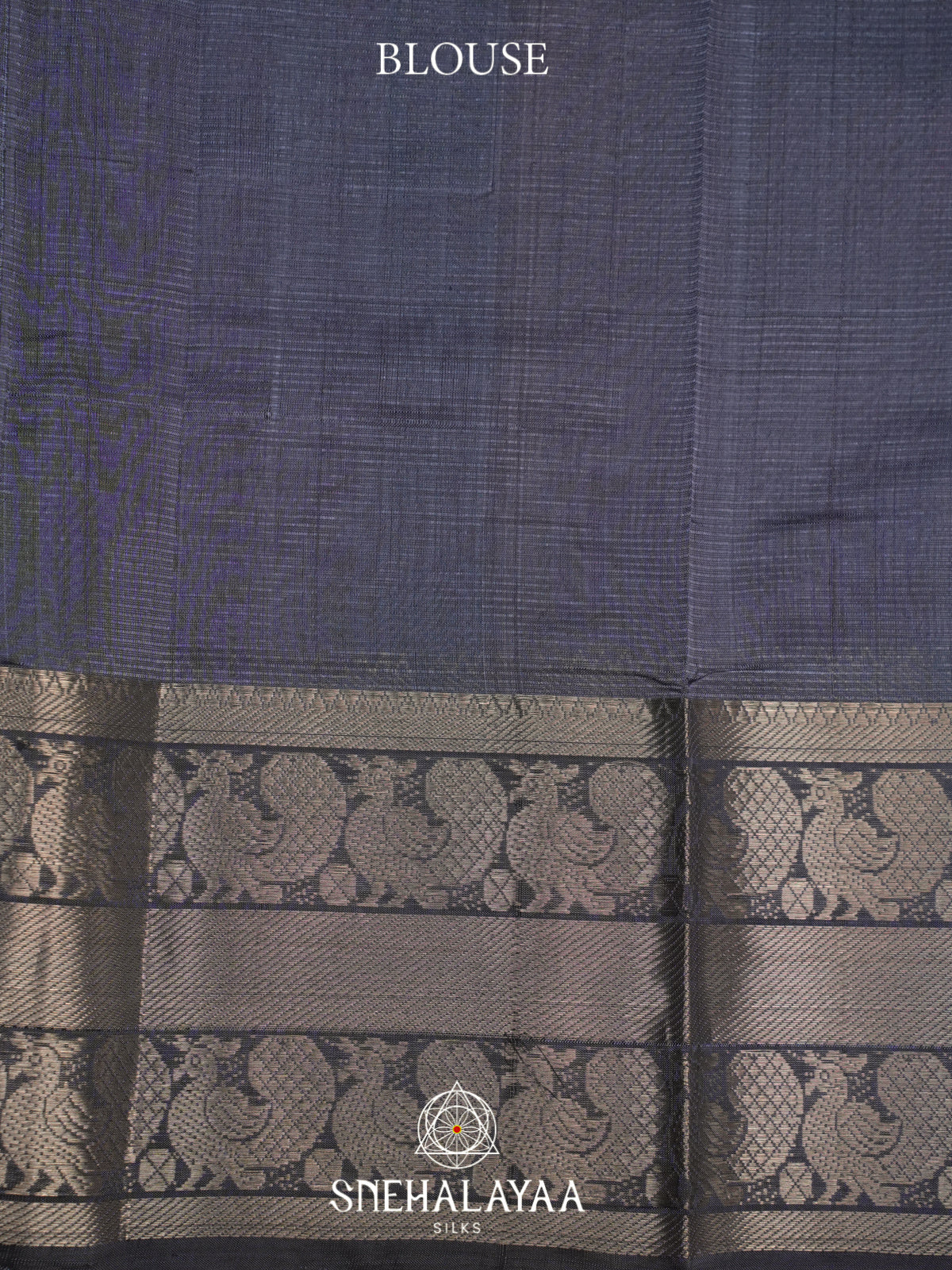 Aubergine Mangalagiri Silk Cotton Saree