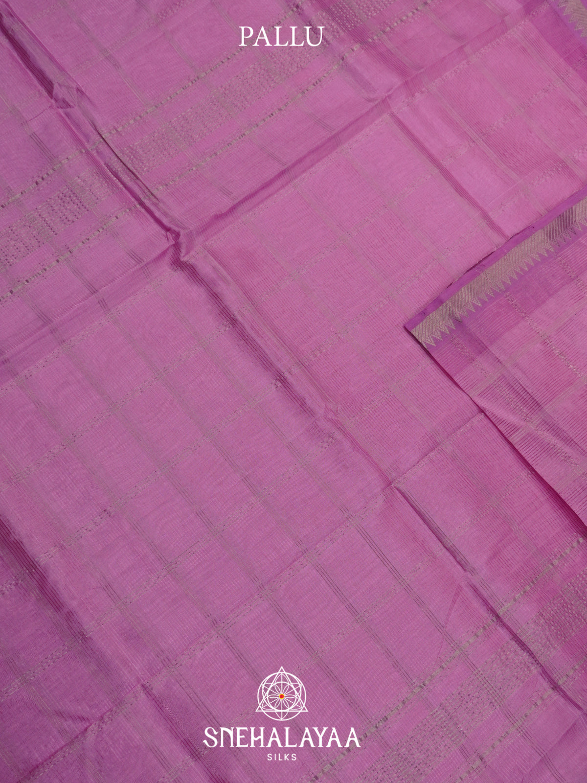 Orchid Pink Mangalagiri Silk Cotton Saree