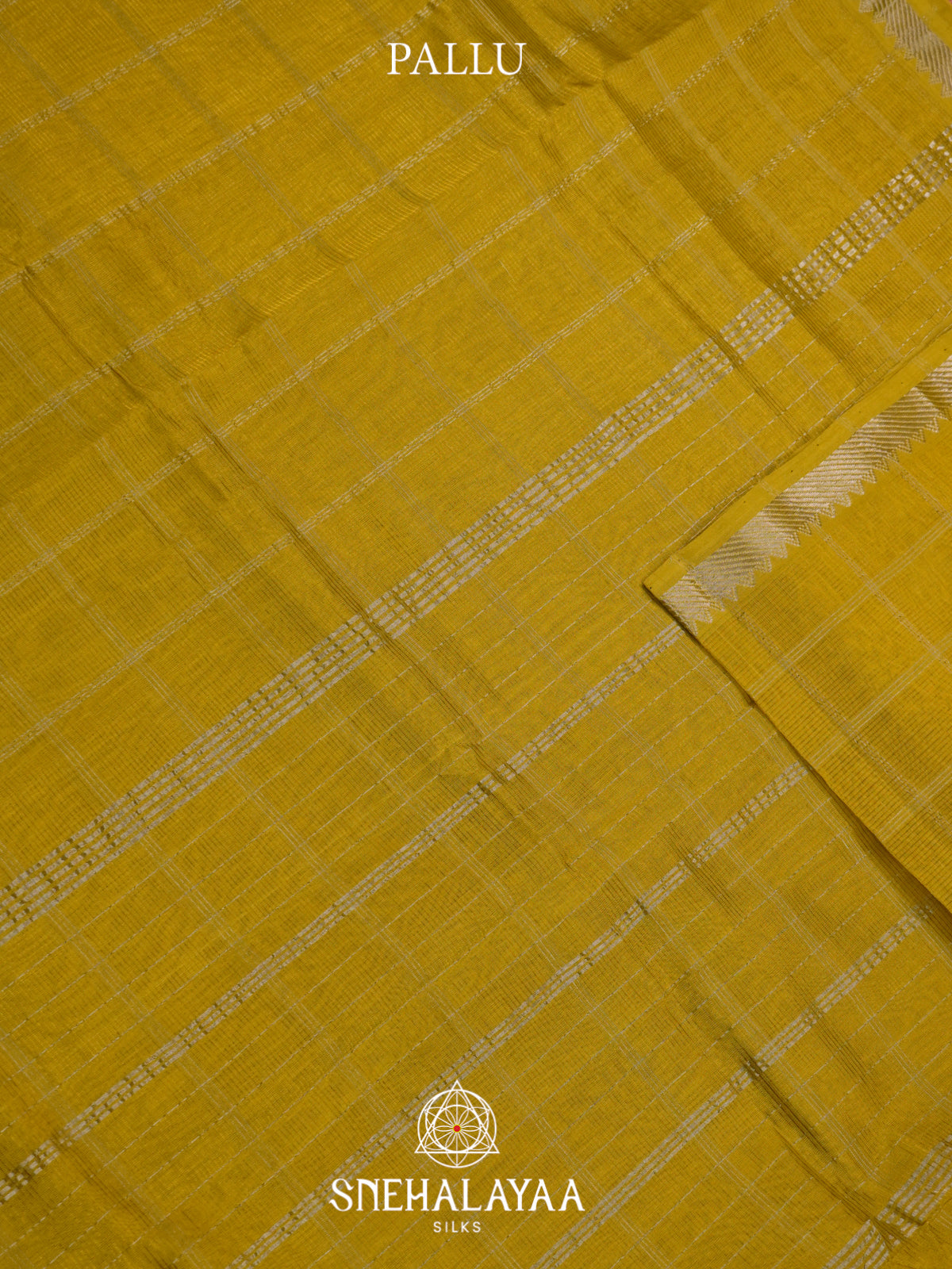 Lime Yellow Mangalagiri Silk Cotton Saree