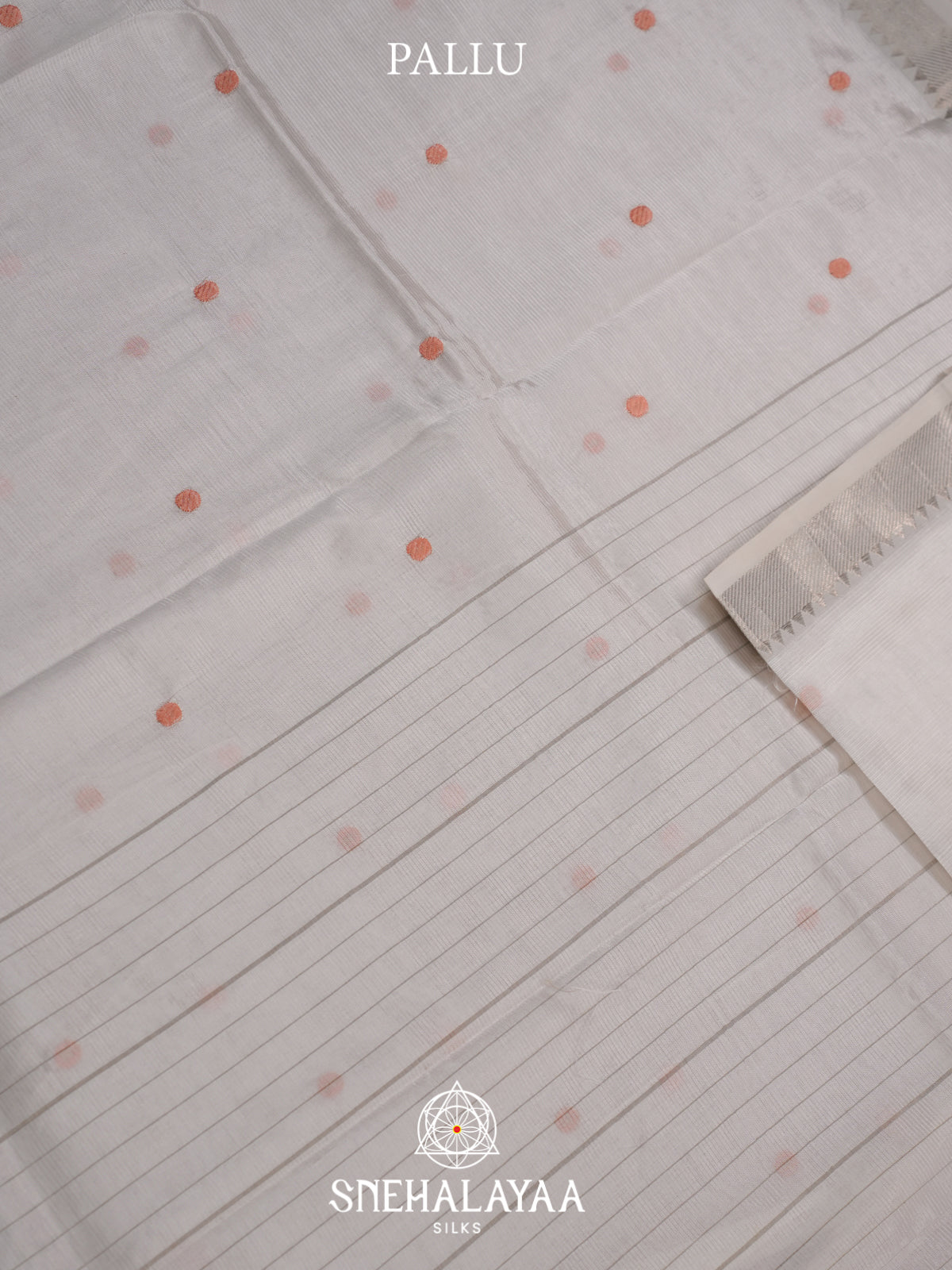 Off White Mangalagiri Silk Cotton Saree