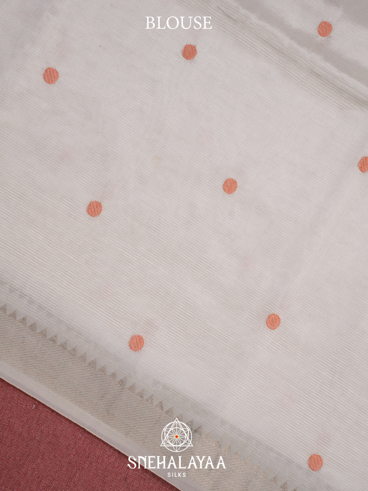 Off White Mangalagiri Silk Cotton Saree