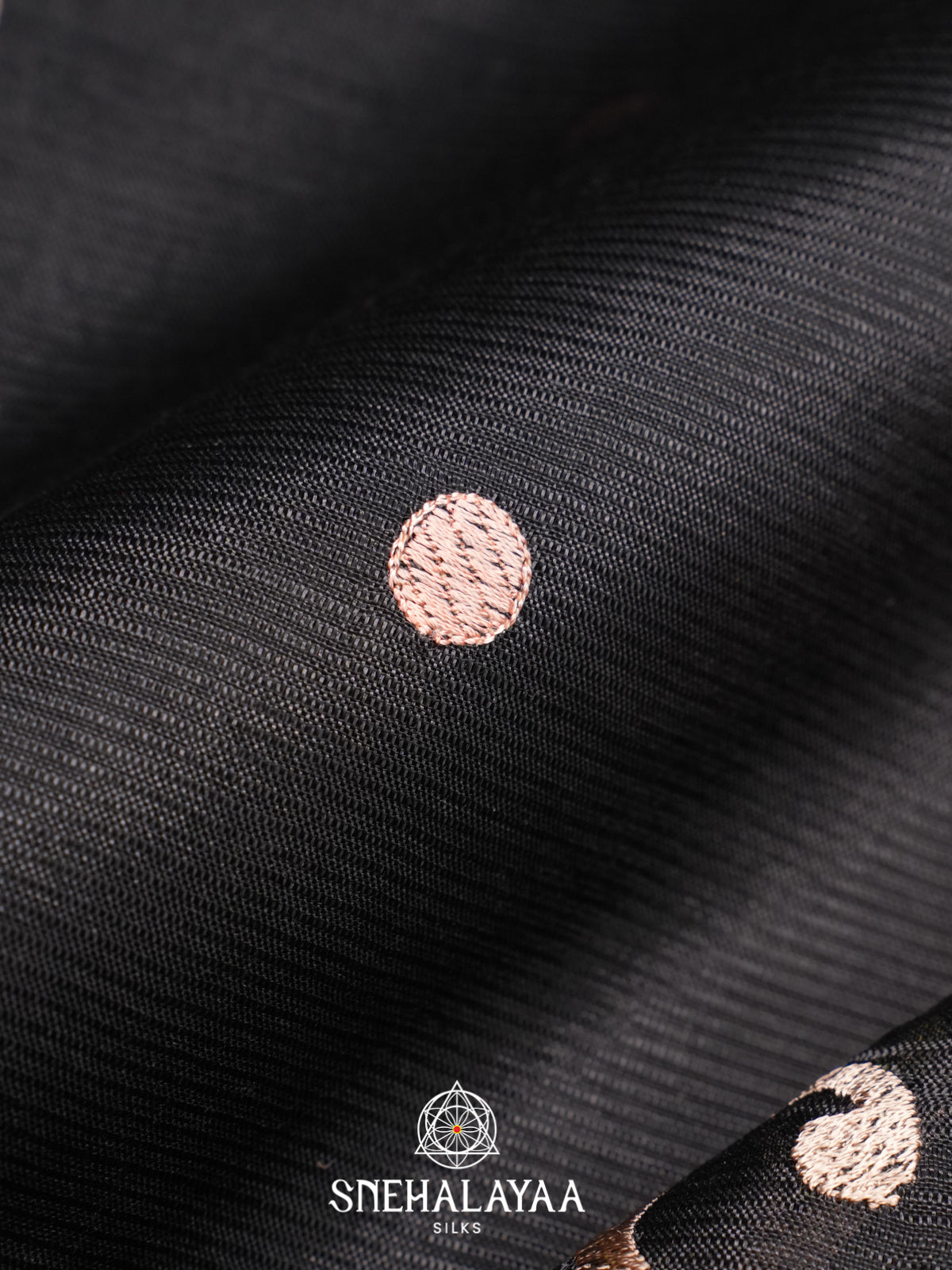 Black Mangalagiri Silk Cotton Saree