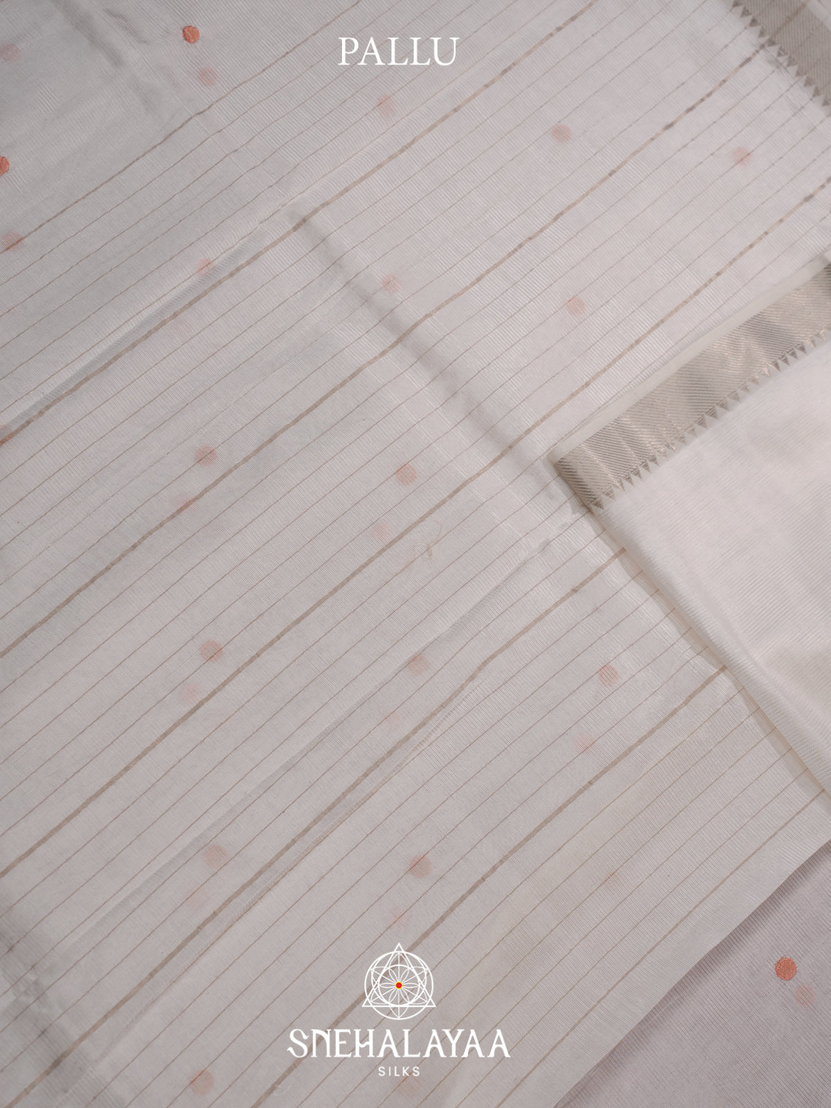 Off White Mangalagiri Silk Cotton Saree