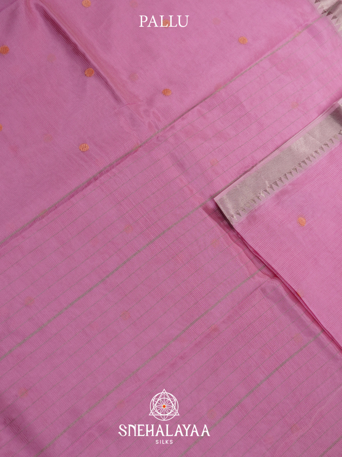 Baby Pink Mangalagiri Silk Cotton Saree