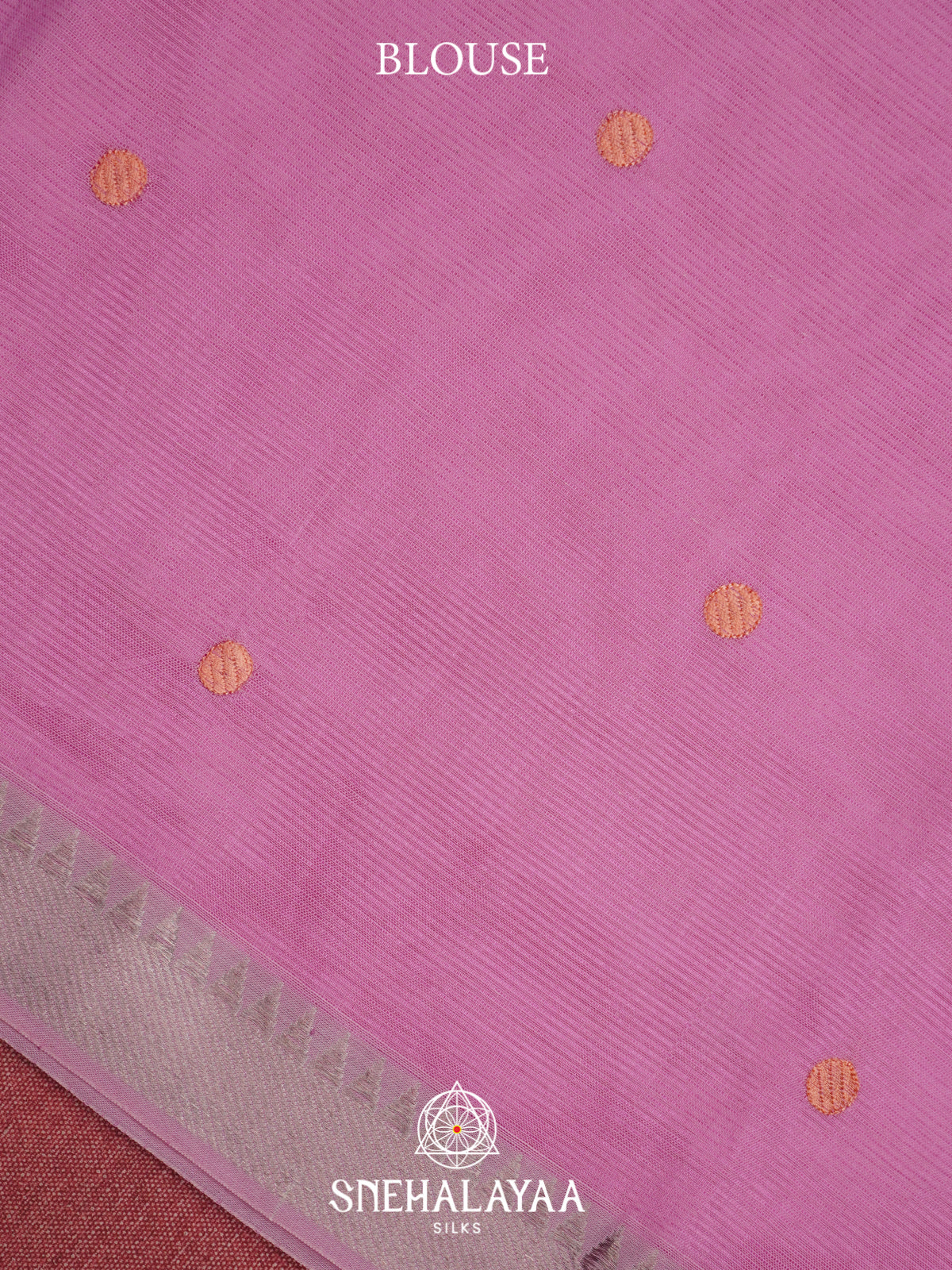 Baby Pink Mangalagiri Silk Cotton Saree