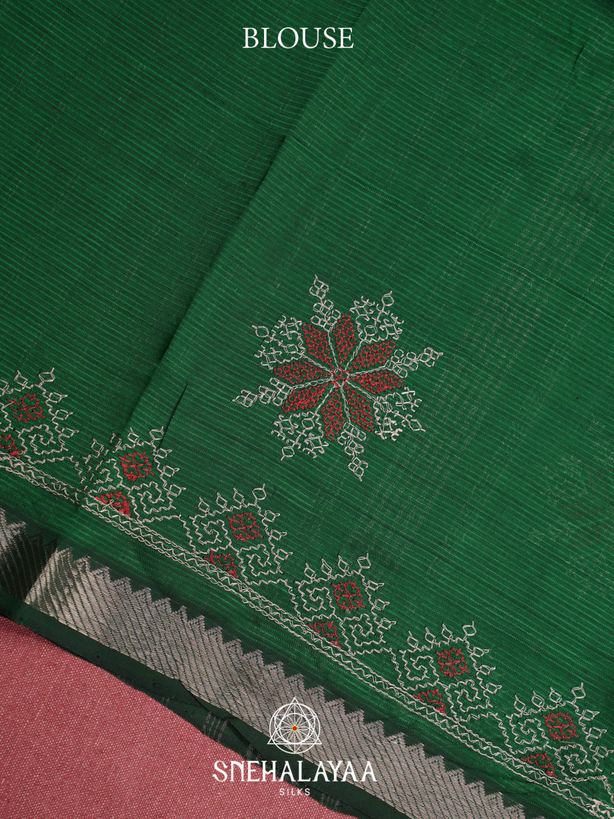 Green Mangalagiri Silk Cotton Saree