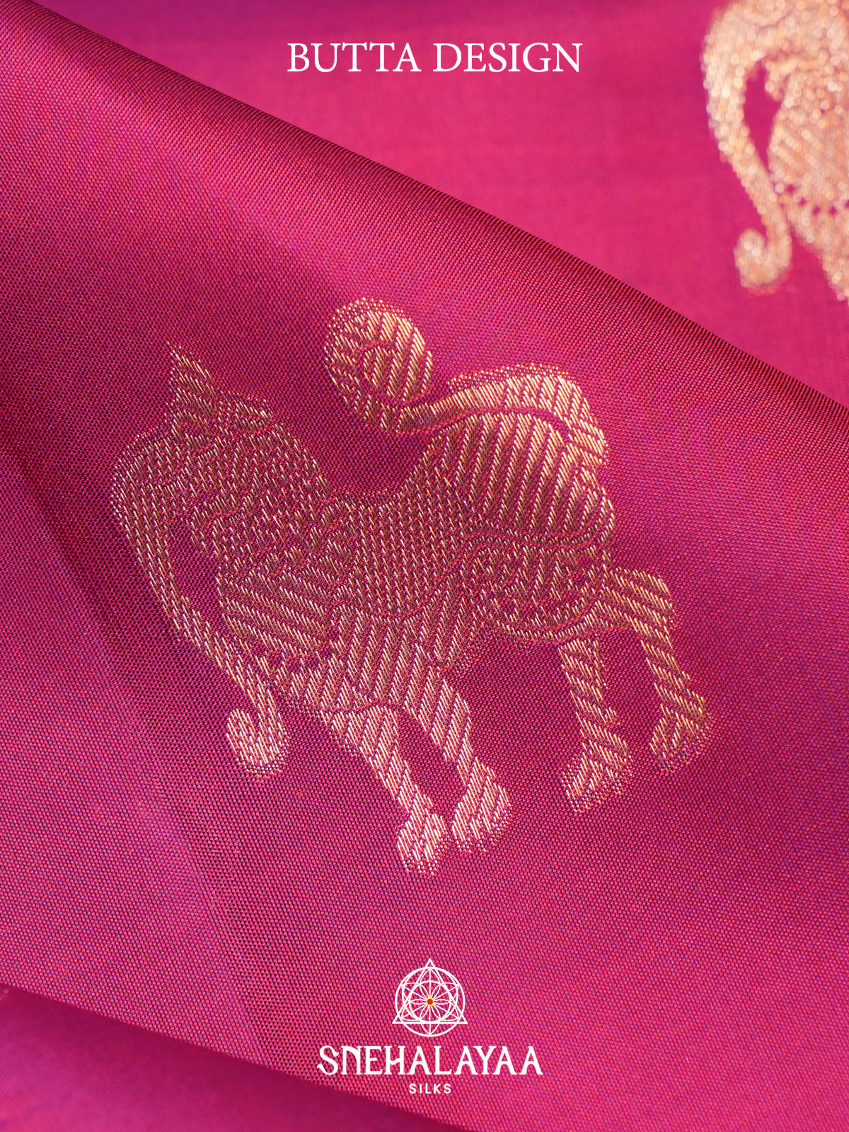 Magenta Pink Kanjivaram Silk Saree