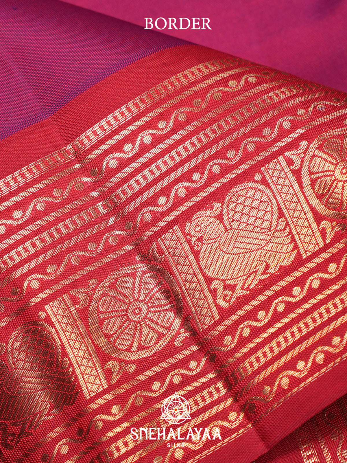 Magenta Pink Kanjivaram Silk Saree