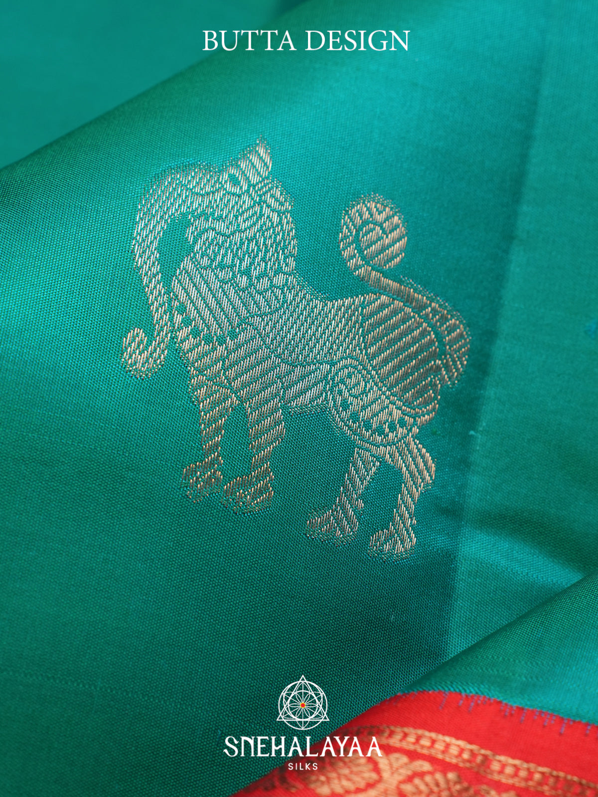 Teal Green Kanjivaram Silk Saree