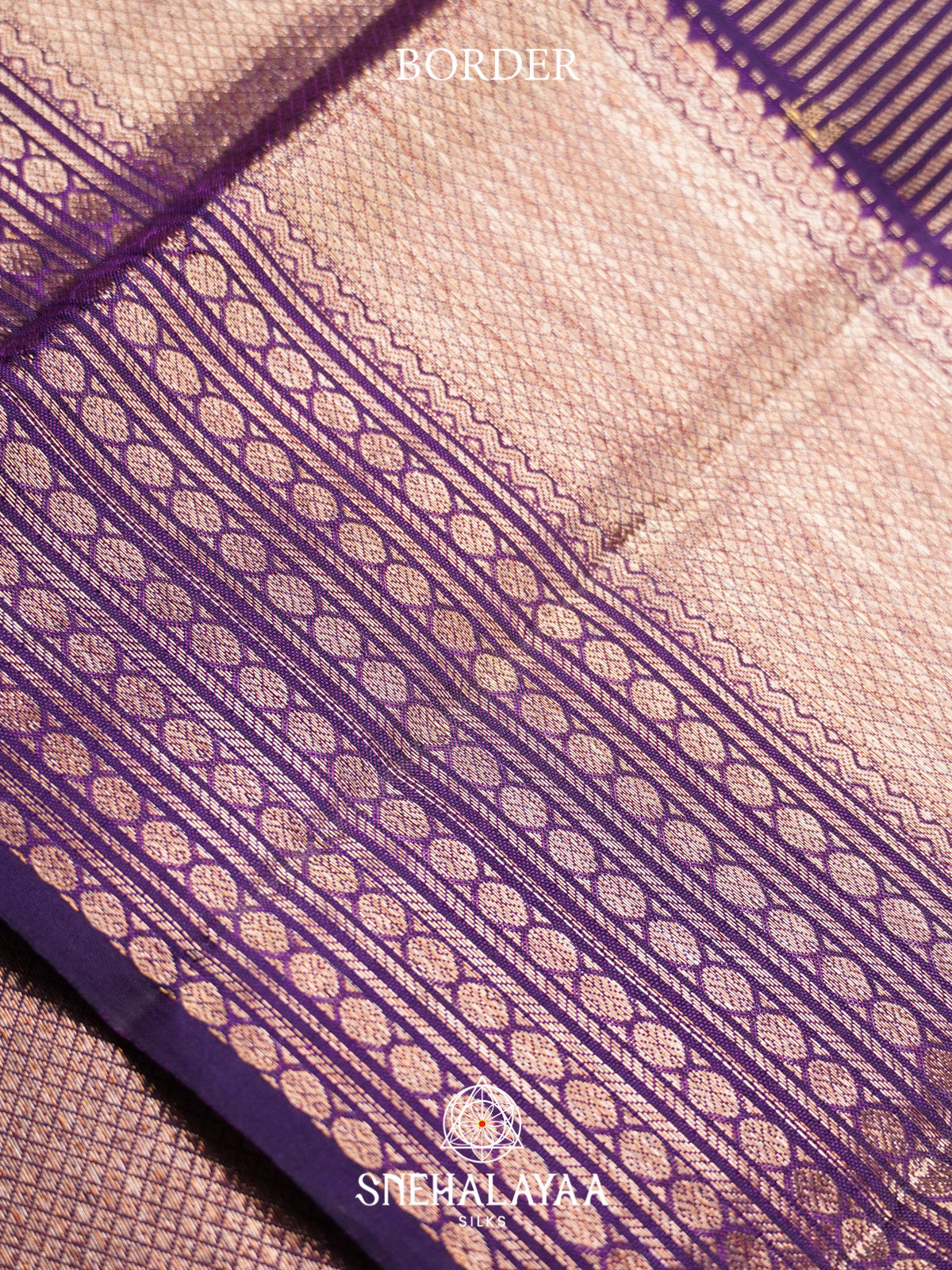 Purple Kanjivaram Silk Saree