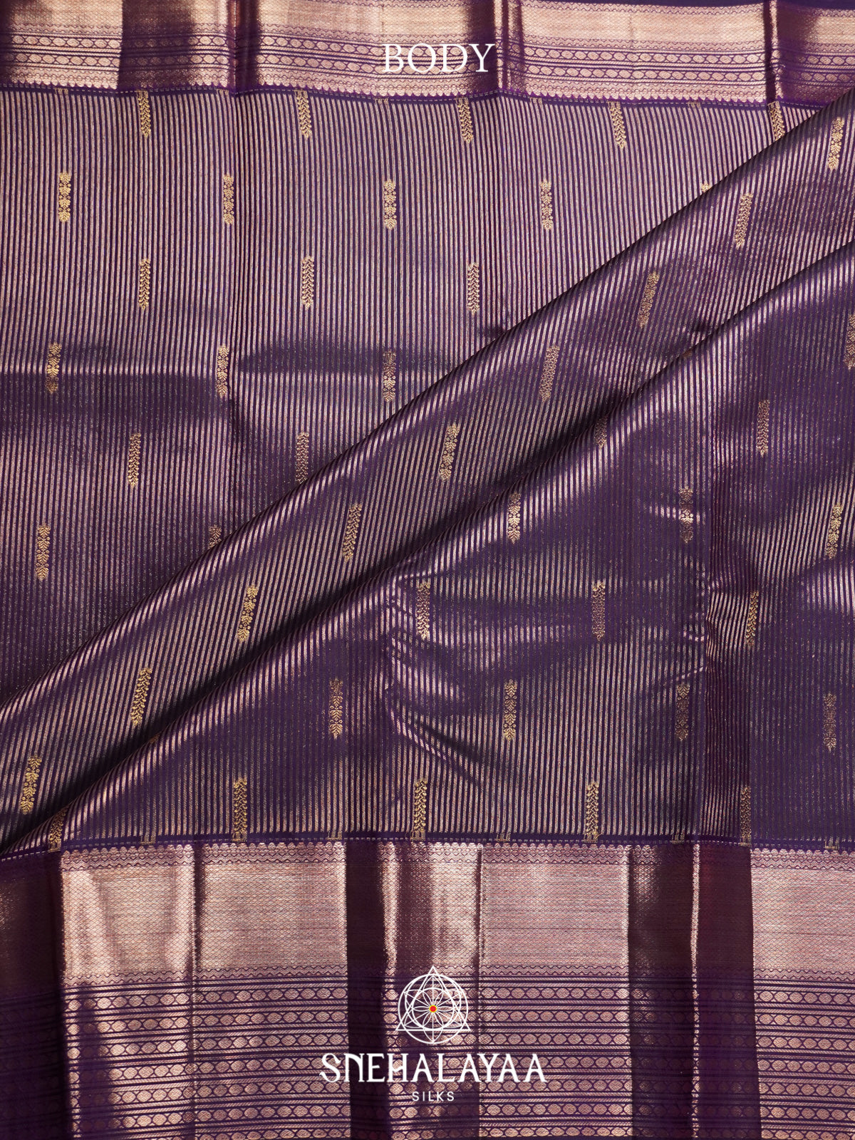 Purple Kanjivaram Silk Saree