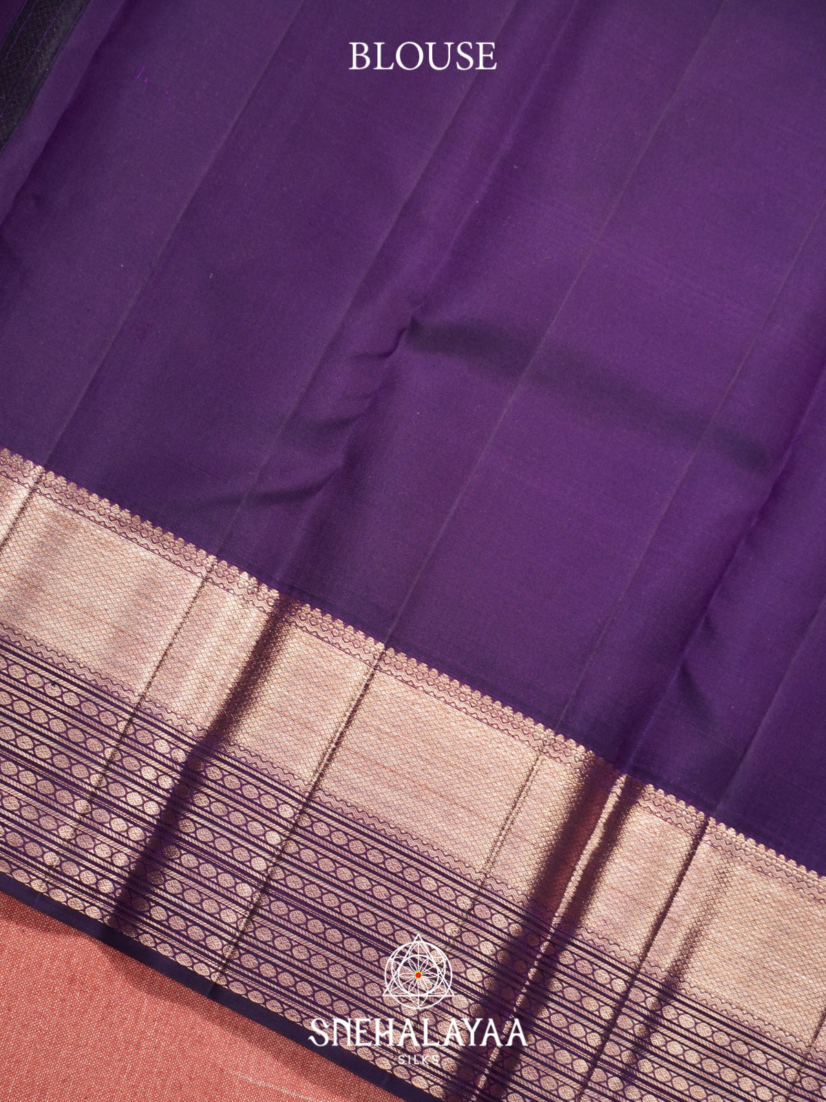 Purple Kanjivaram Silk Saree