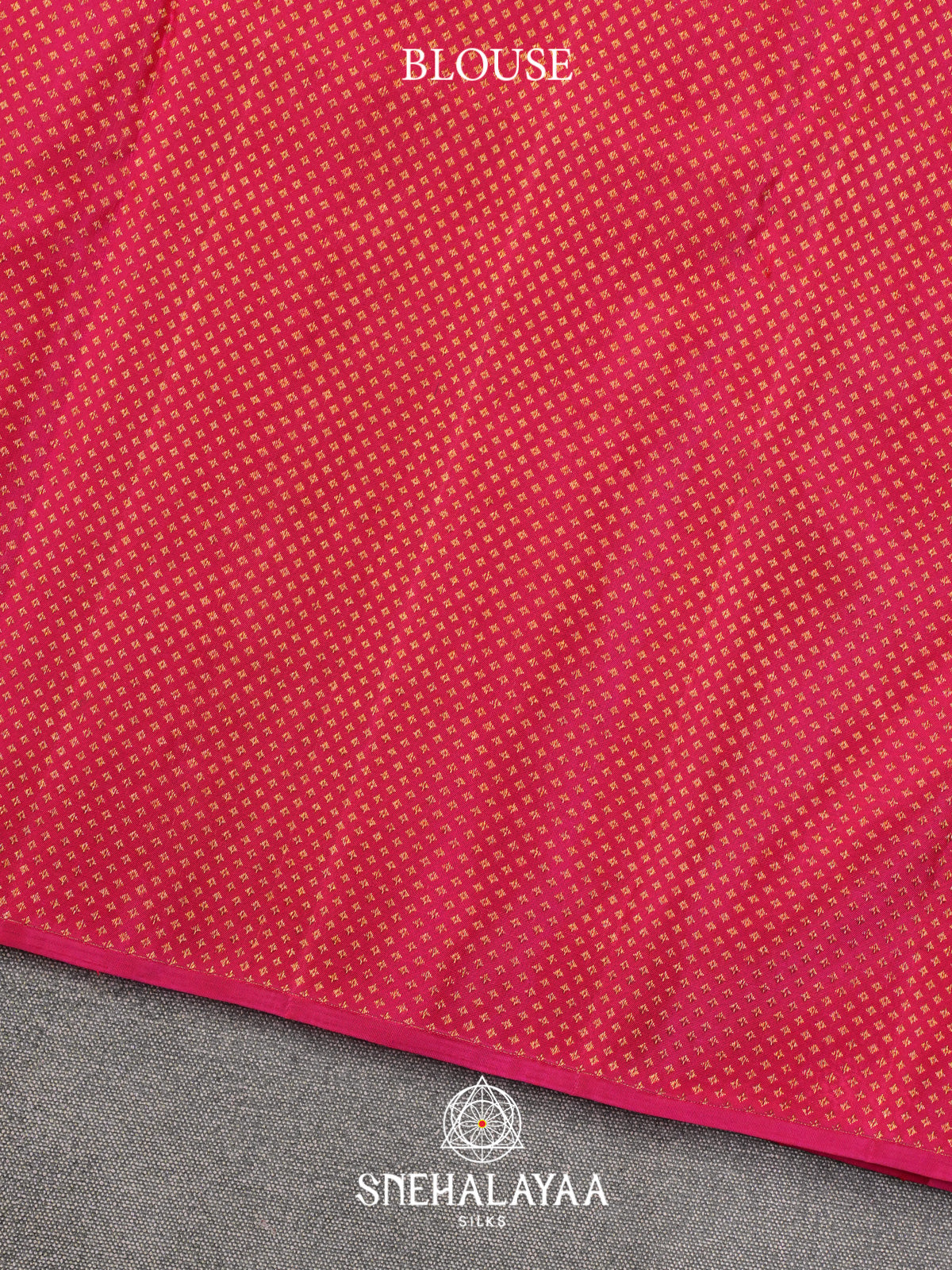 Coral Pink Kanjivaram Silk Saree