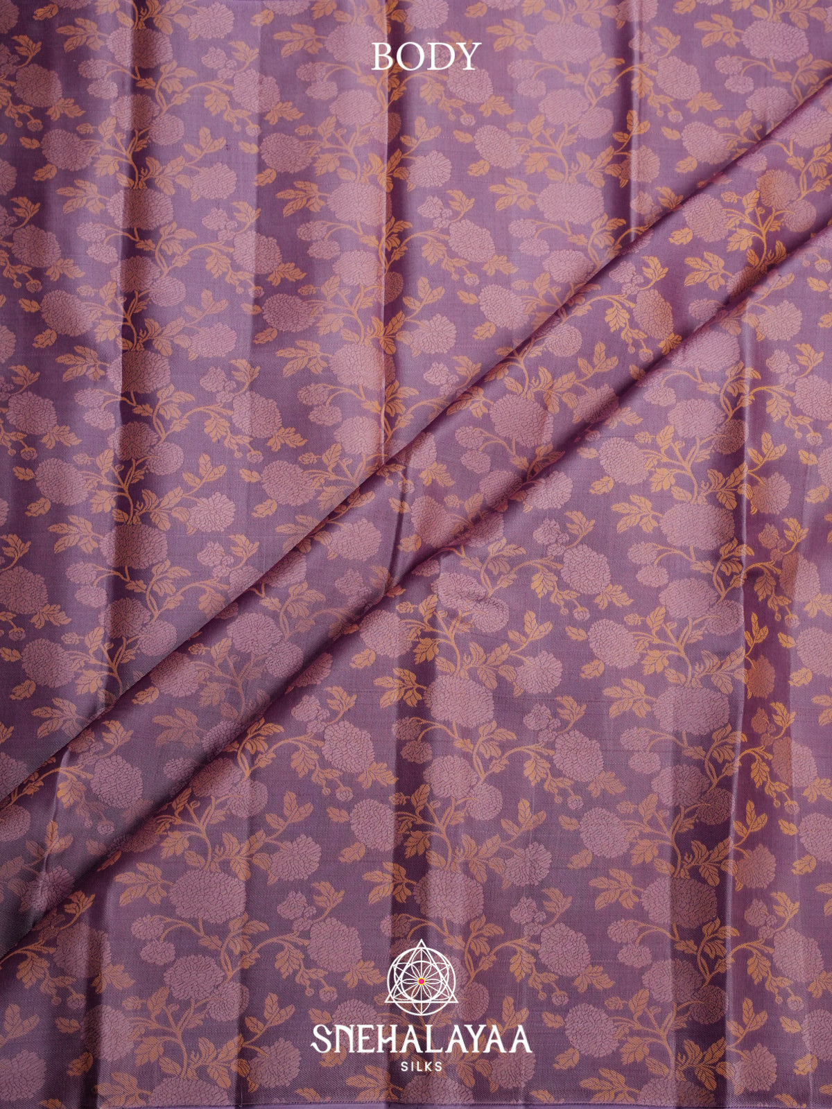 Lilac Kanjivaram Silk Saree