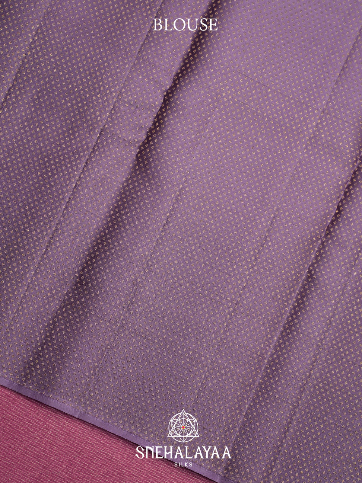 Lilac Kanjivaram Silk Saree