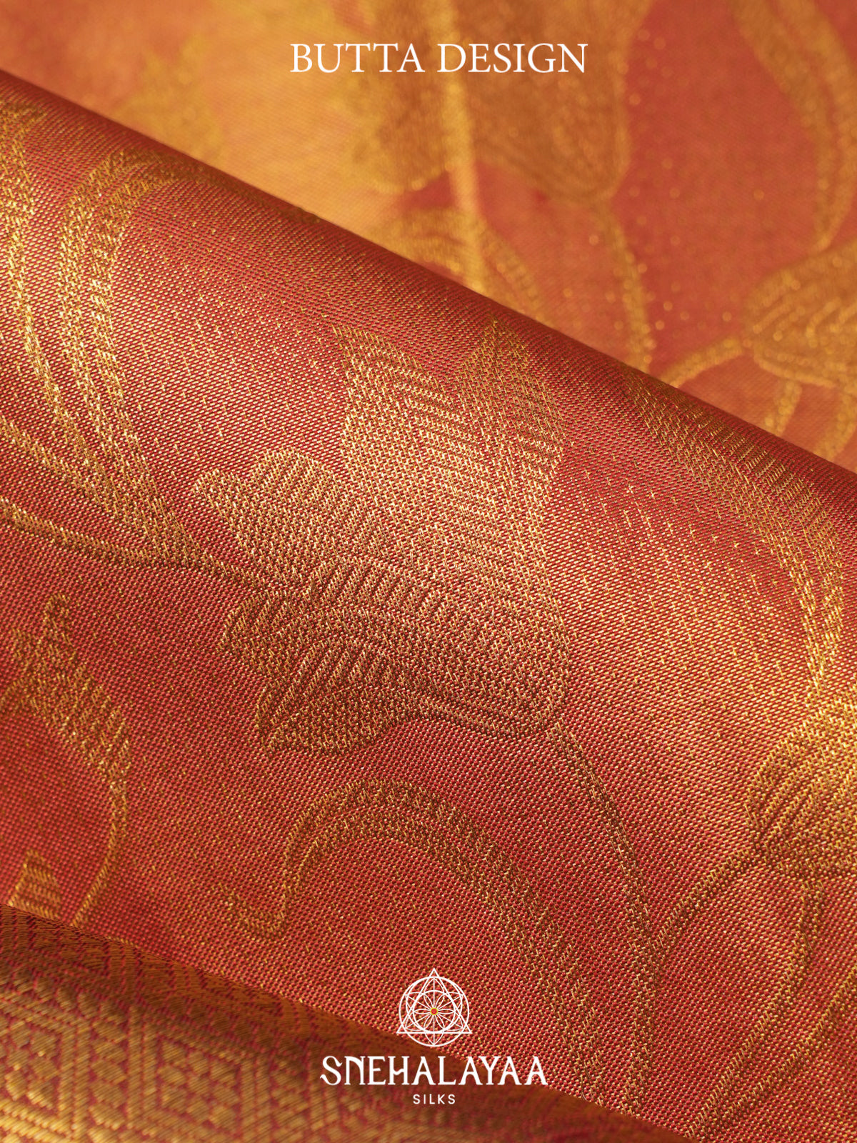 Golden Kanjivaram Silk Saree