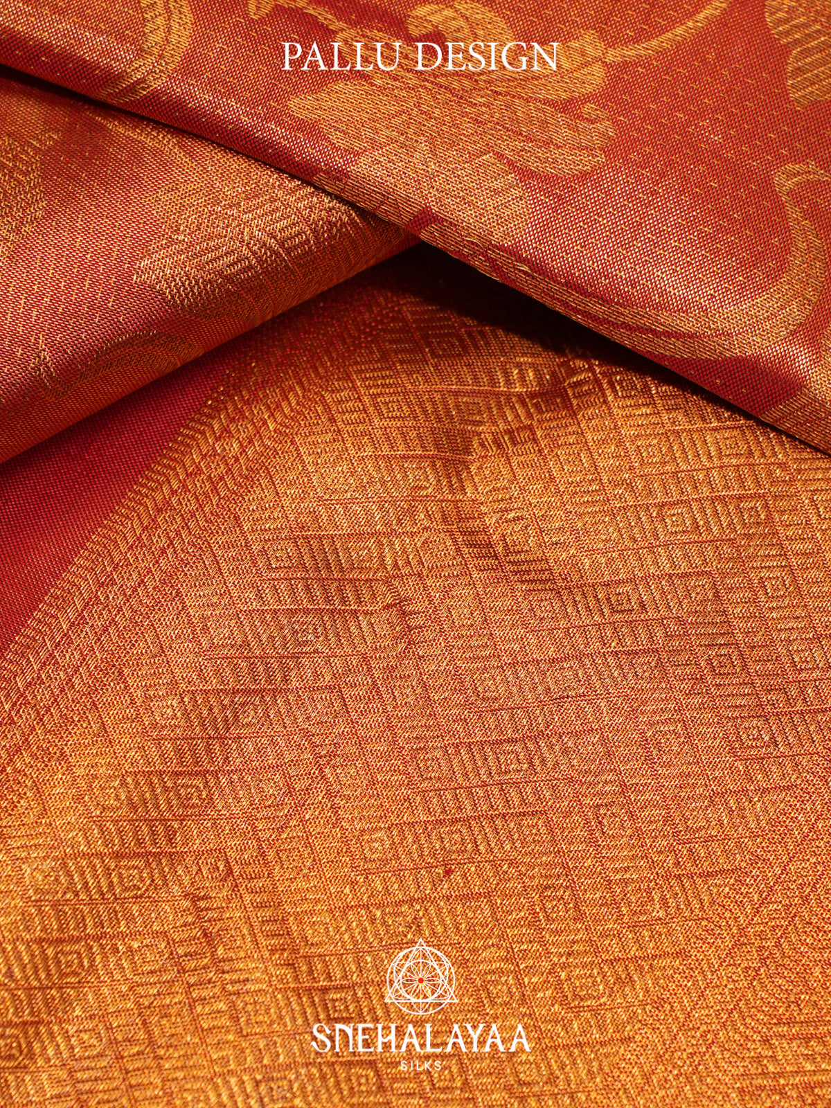 Golden Kanjivaram Silk Saree