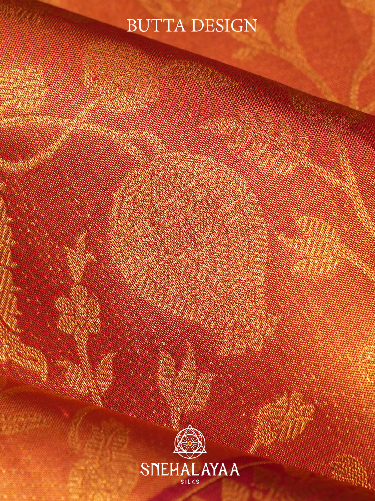 Golden Kanjivaram Silk Saree