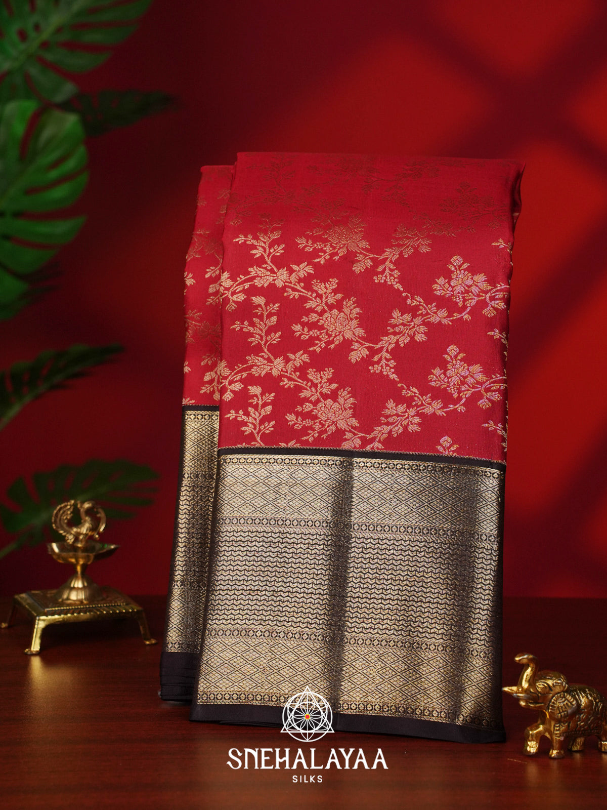 Red Kanjivaram Silk Saree