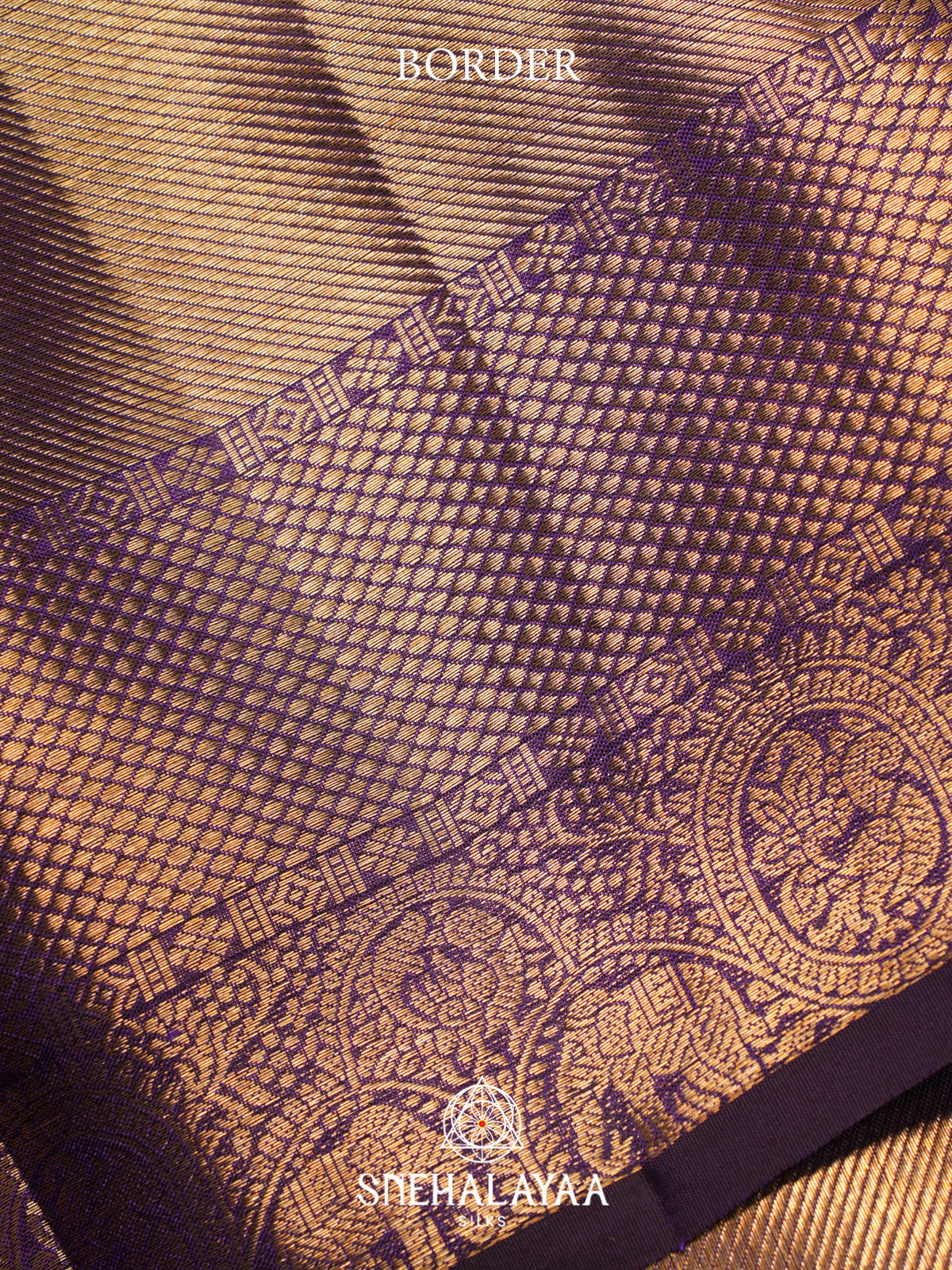 Purple Kanjivaram Silk Saree