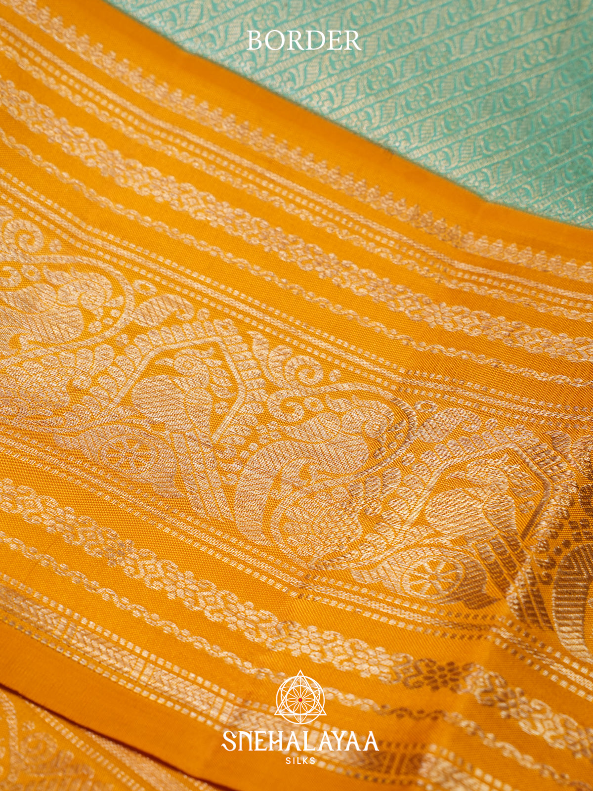 Mint Green Kanjivaram Silk Saree