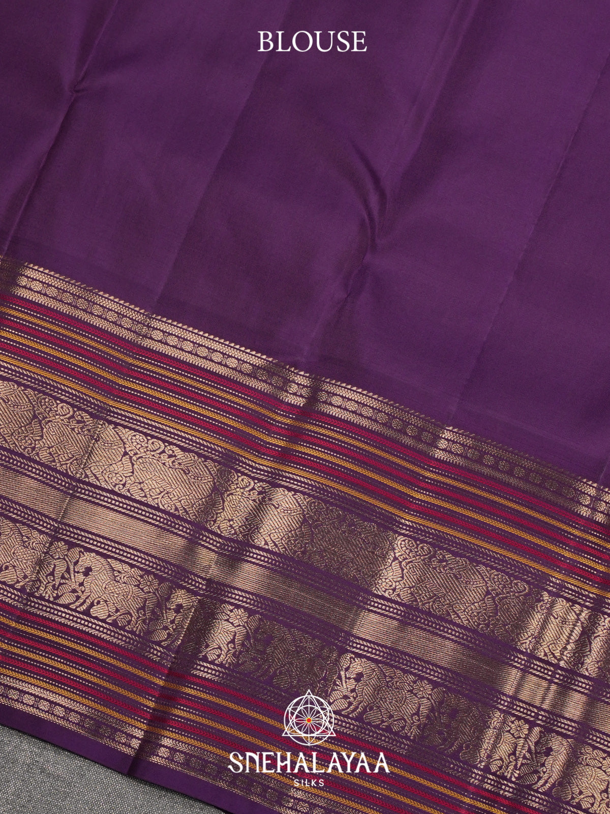 Fuchsia Pink Kanjivaram Silk Saree