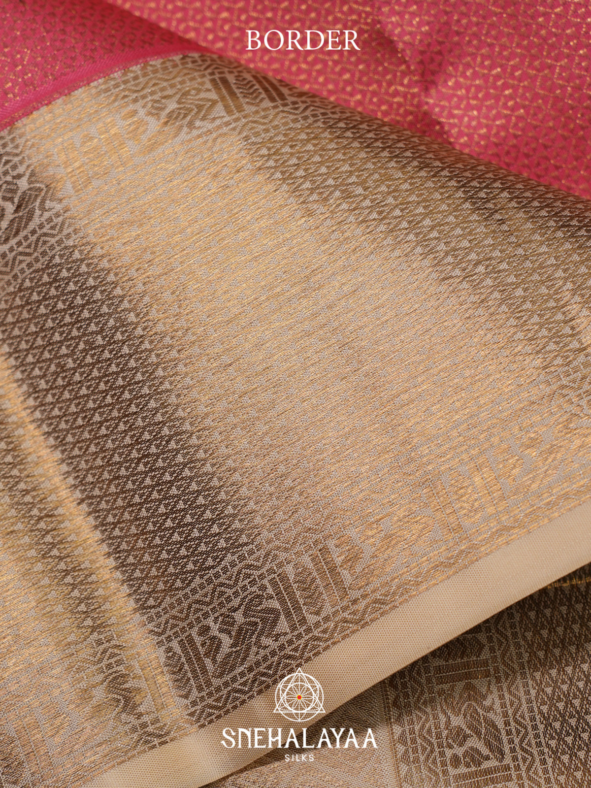 Pink Kanjivaram Silk Saree
