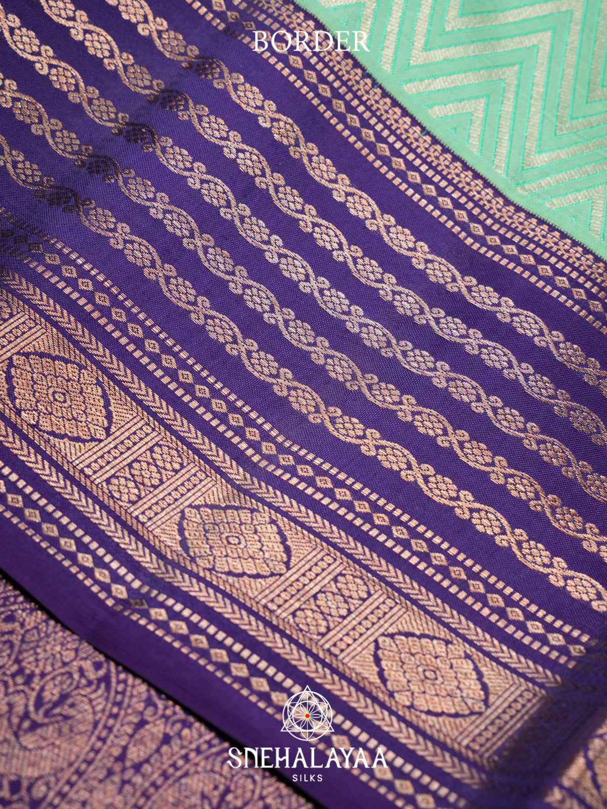 Mint Green Kanjivaram Silk Saree