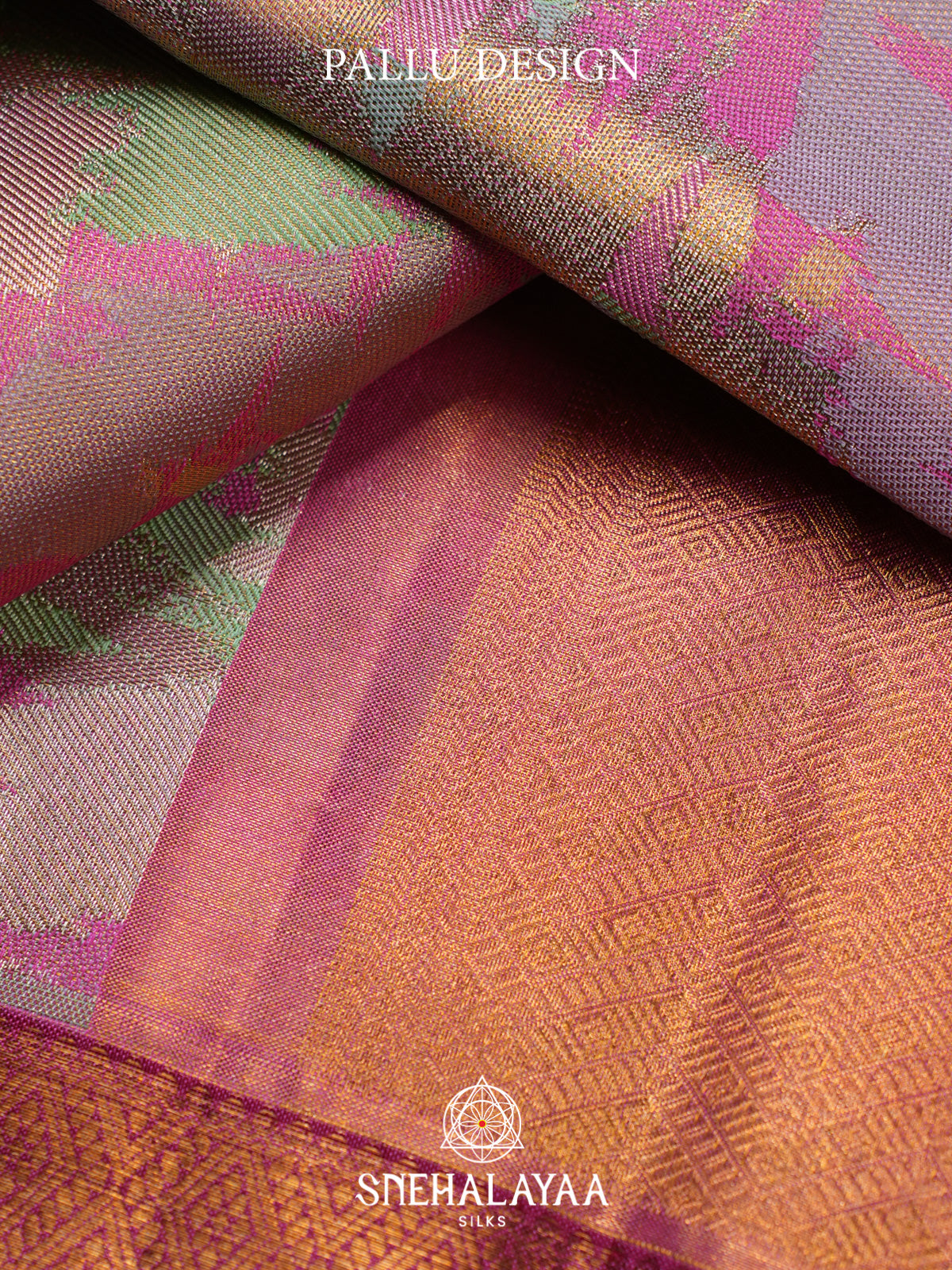 Multicolour Kanjivaram Silk Saree