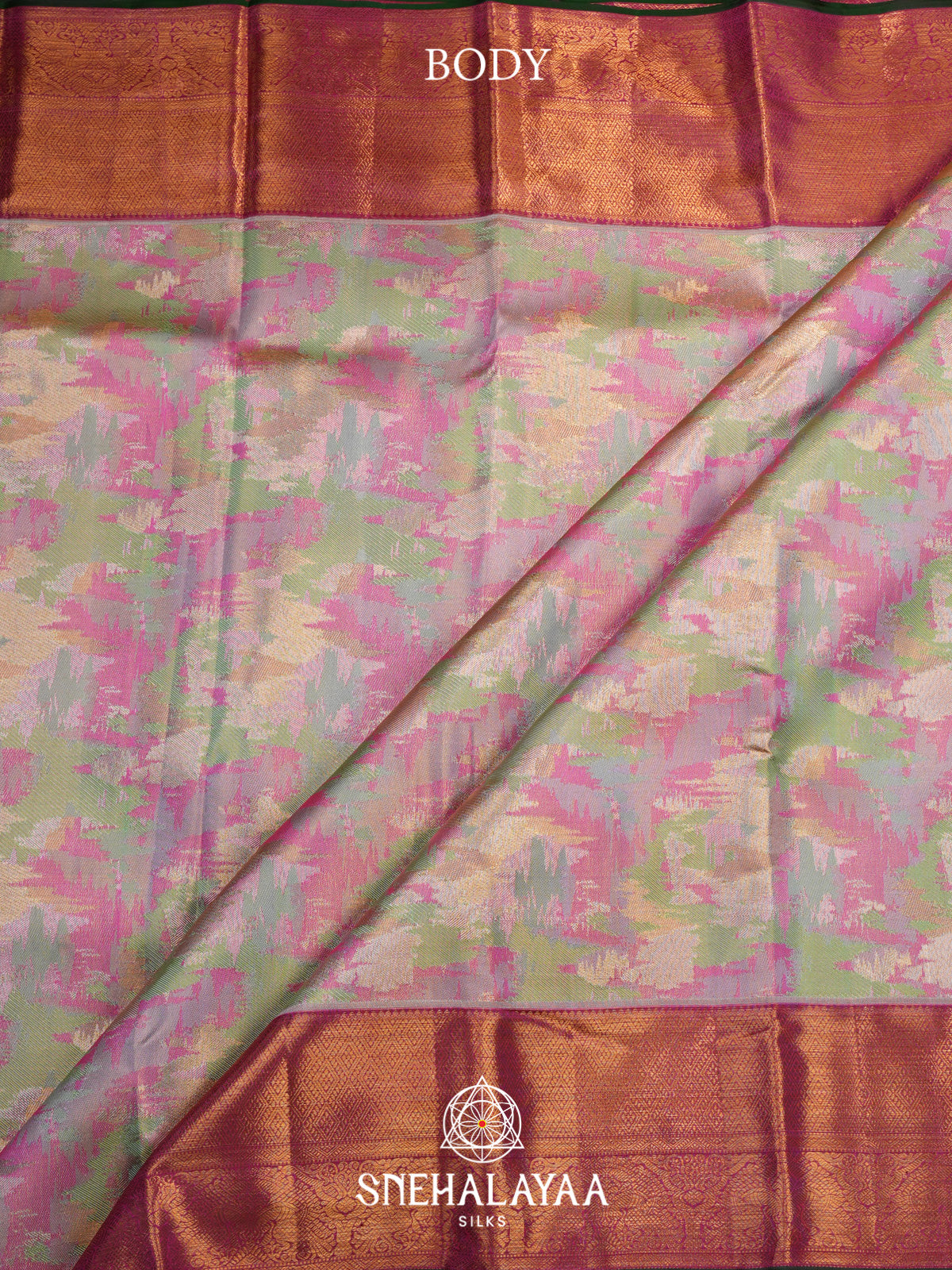 Multicolour Kanjivaram Silk Saree