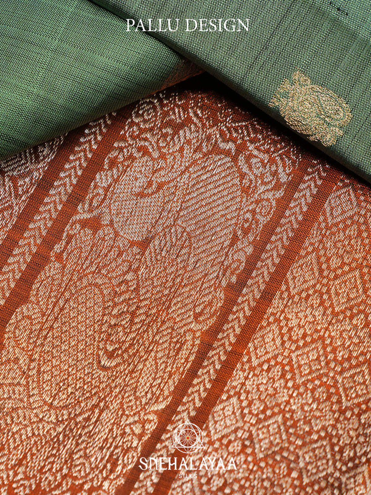 Sage Green Kanjivaram Silk Saree