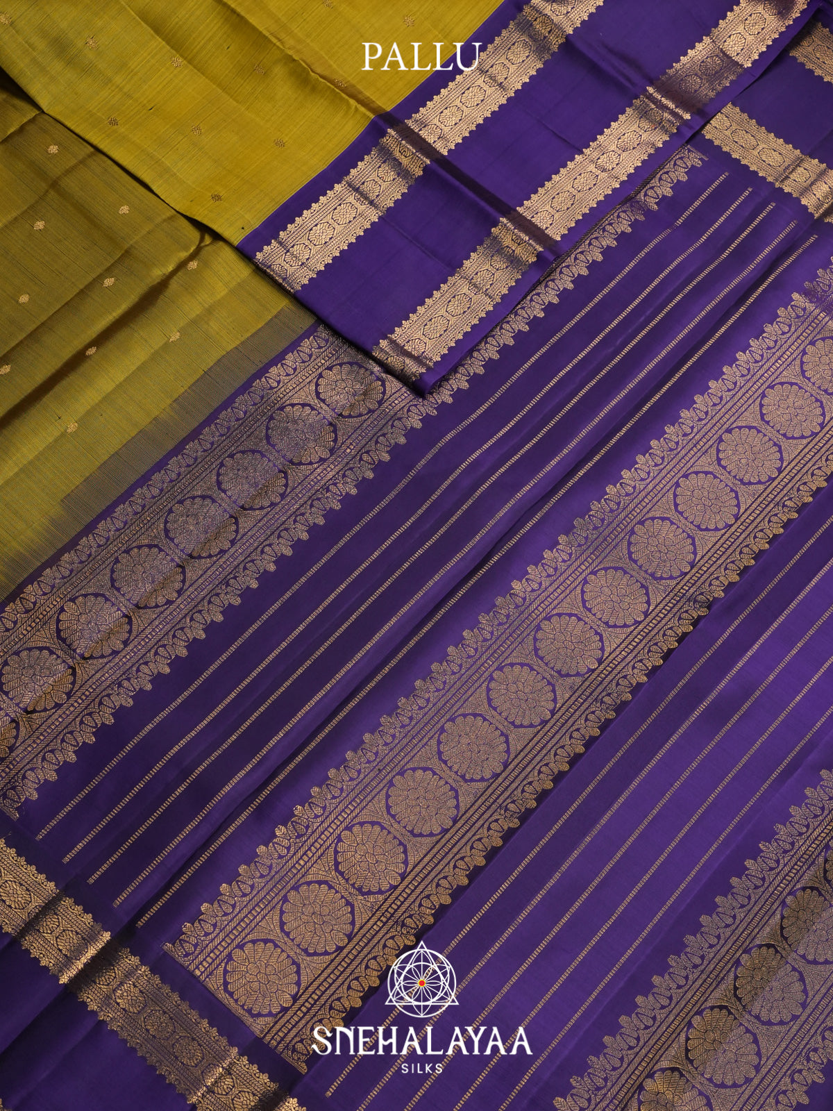 Mehandi Green Kanjivaram Silk Saree