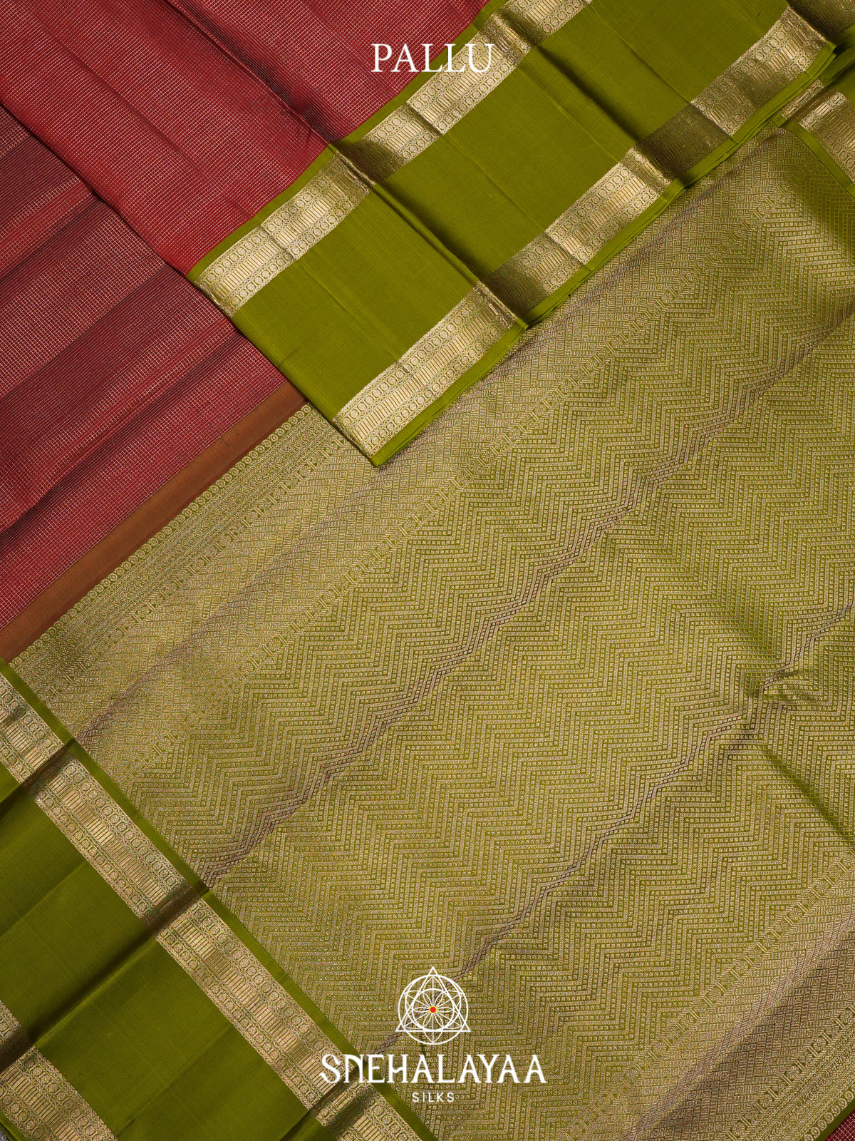 Maroon Kanjivaram Silk Saree
