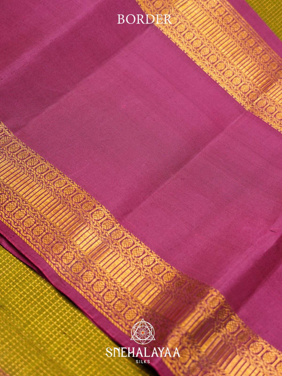 Mehandi Green Kanjivaram Silk Saree