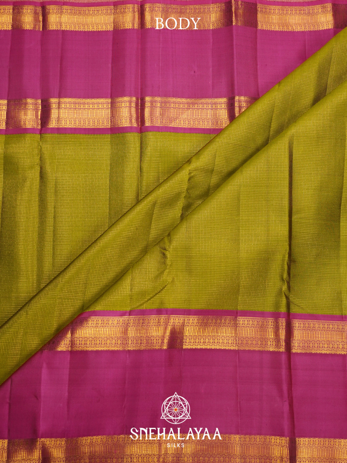 Mehandi Green Kanjivaram Silk Saree