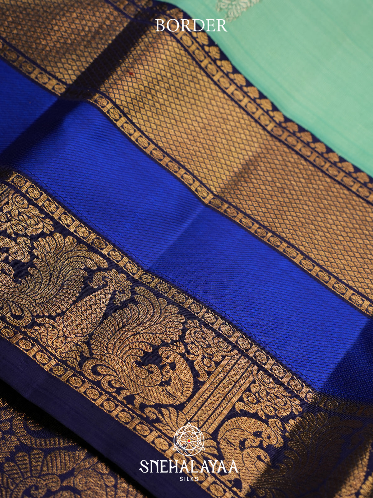Mint Green Kanjivaram Silk Saree