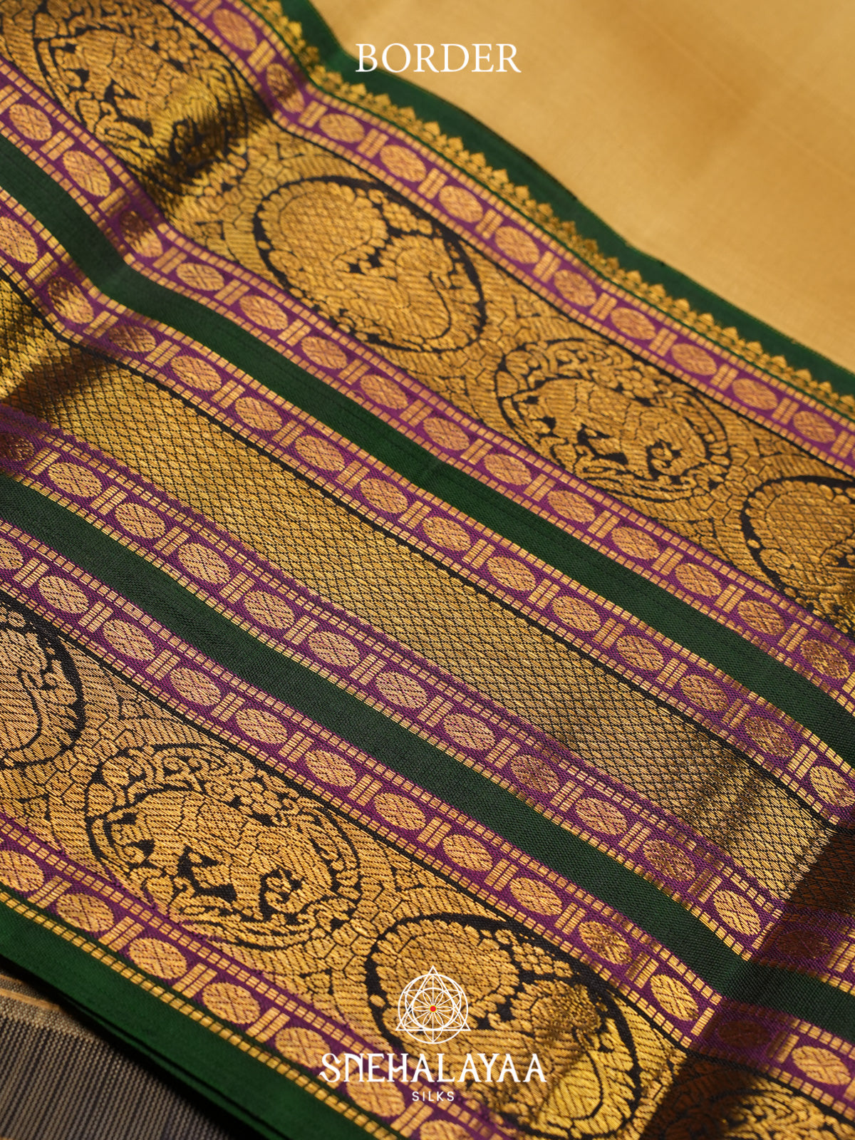 Yellow Kanjivaram Silk Saree