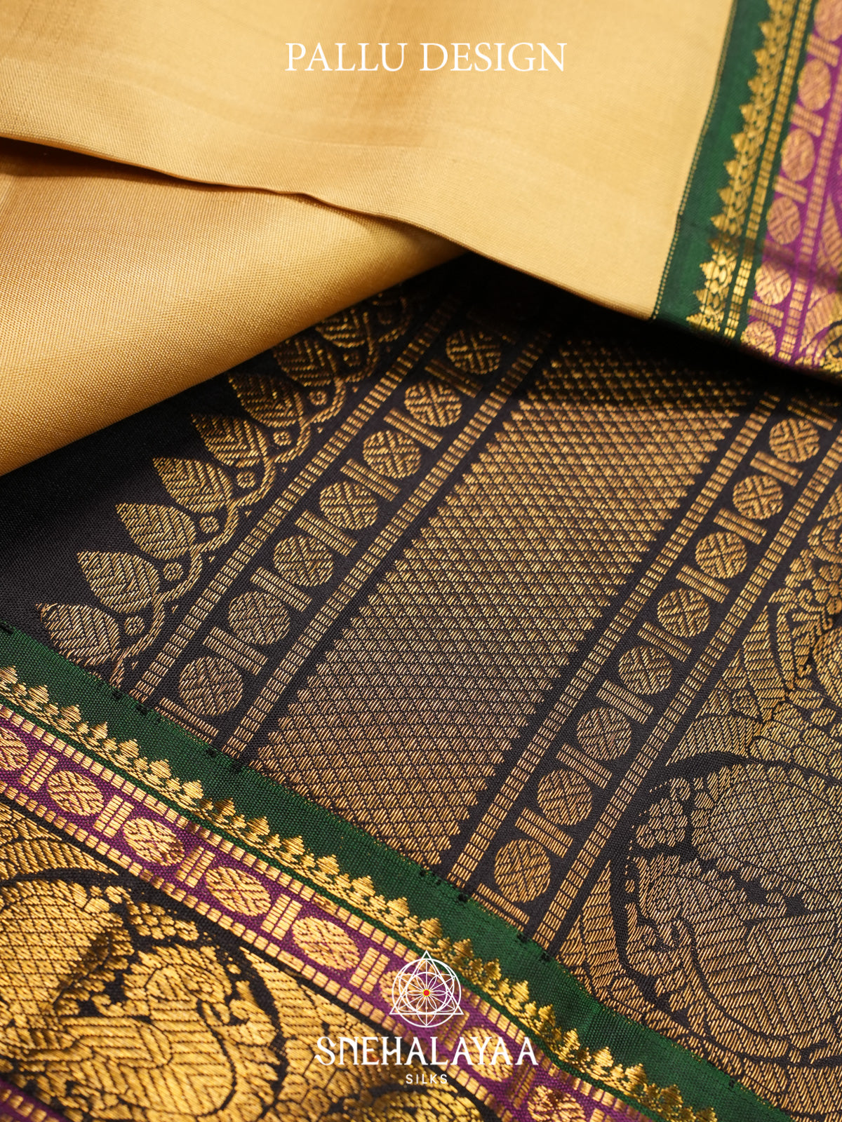 Yellow Kanjivaram Silk Saree